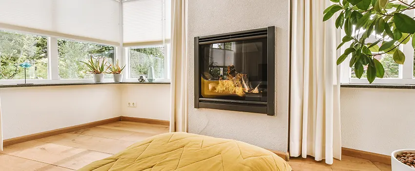 Residential Fireplace Ceramic Glass Installation in Eagle, ID