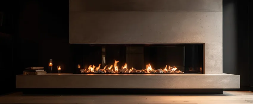 Gas Fireplace Ember Bed Design Services in Eagle, Idaho