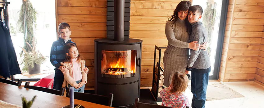 Morso Cast Iron Fireplace Insert Installation in Eagle, Idaho