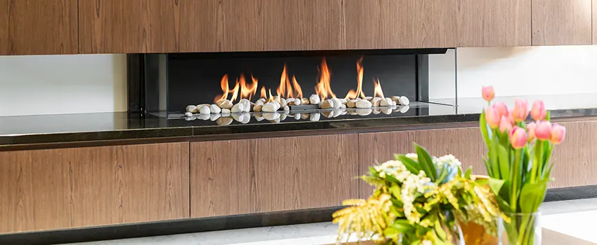 Double-height Fireplace Design Refurbishment in Eagle, Idaho