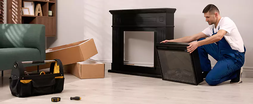 Old Rusted Metal Fireplace Repair And Replacement in Eagle, ID