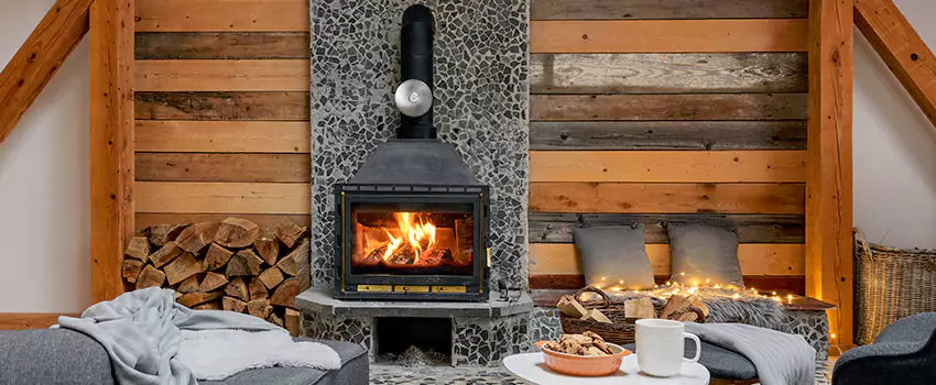 Thelin Hearth Products Direct Vent Gas Stove Fireplace Inspection in Eagle, Idaho